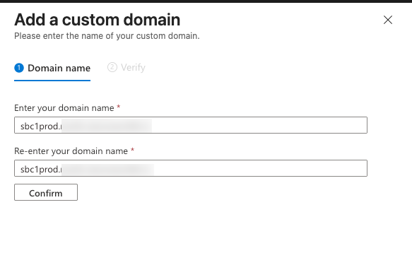 domain validation
